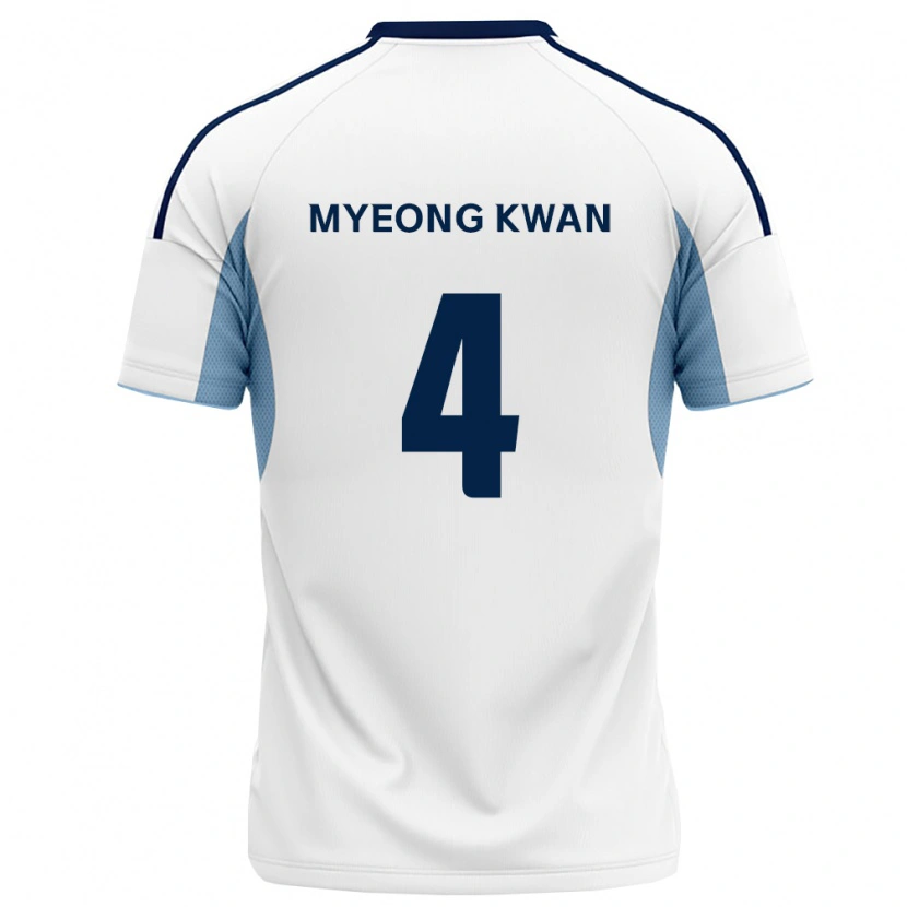 Danxen Kinderen Myeong-Kwan Seo #4 Koninklijk Blauw Wit Uitshirt Uittenue 2026/27 T-Shirt België