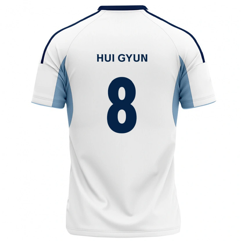Danxen Kinderen Hui-Gyun Lee #8 Koninklijk Blauw Wit Uitshirt Uittenue 2026/27 T-Shirt België