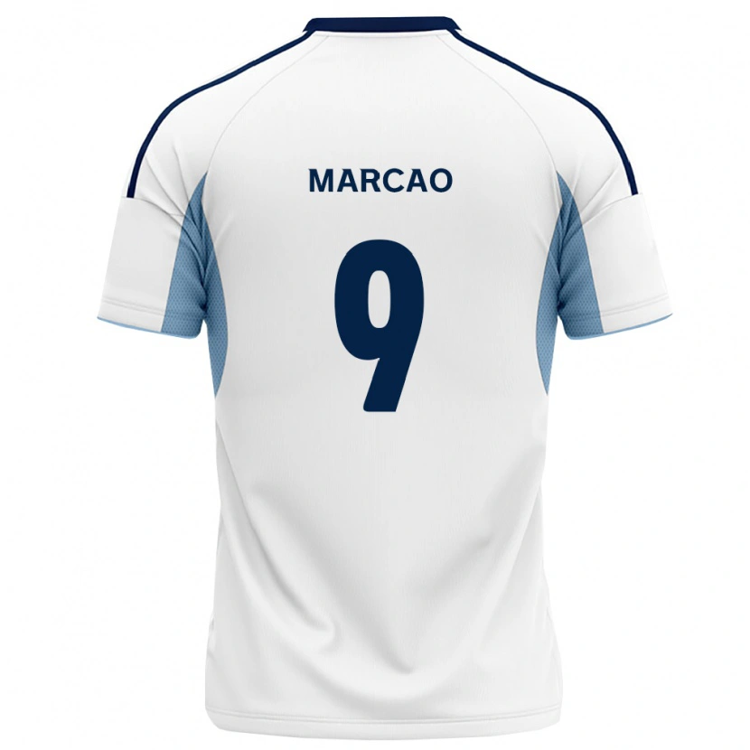 Danxen Kinderen Marcos Vinicius Amaral Alves #9 Koninklijk Blauw Wit Uitshirt Uittenue 2026/27 T-Shirt België