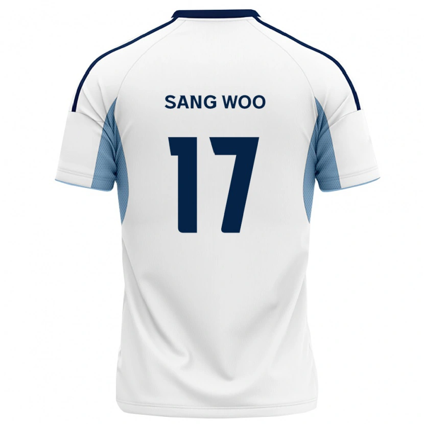 Danxen Kinderen Sang-Woo Kang #17 Koninklijk Blauw Wit Uitshirt Uittenue 2026/27 T-Shirt België