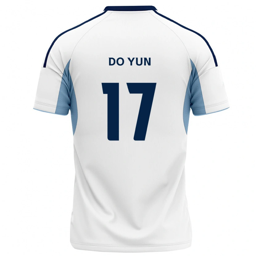 Danxen Kinderen Do-Yun Kwon #17 Koninklijk Blauw Wit Uitshirt Uittenue 2026/27 T-Shirt België