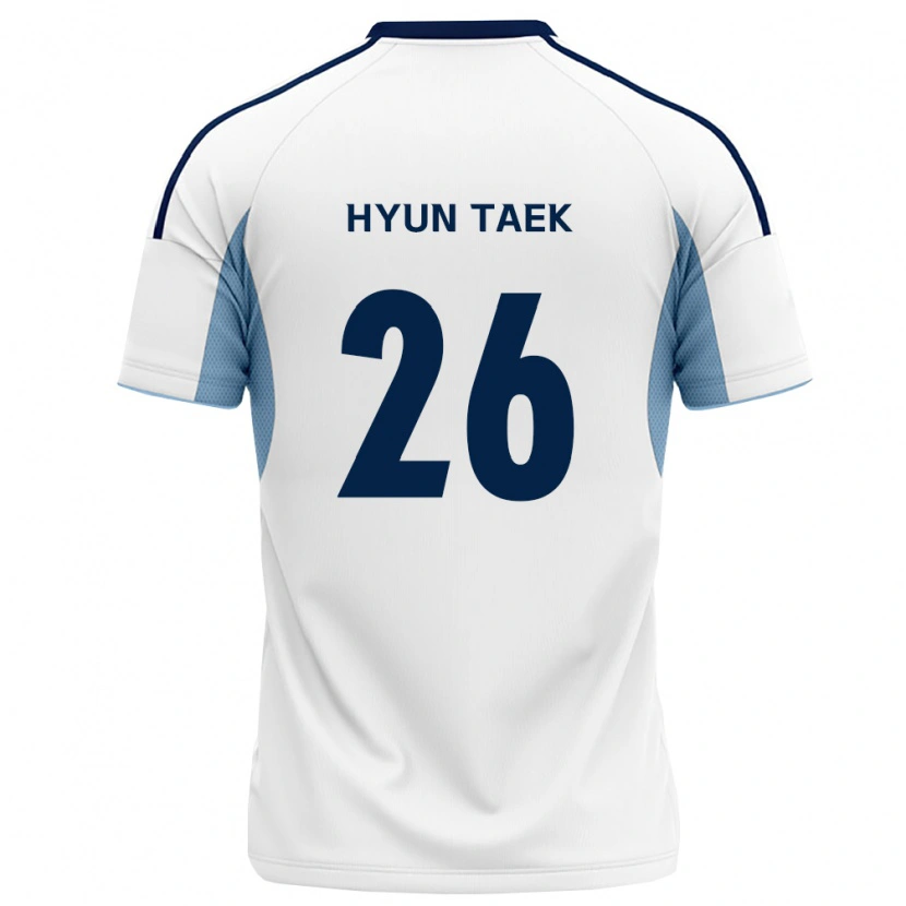 Danxen Kinderen Hyun-Taek Cho #26 Koninklijk Blauw Wit Uitshirt Uittenue 2026/27 T-Shirt België