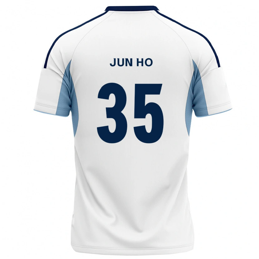 Danxen Kinderen Jun-Ho Kim #35 Koninklijk Blauw Wit Uitshirt Uittenue 2026/27 T-Shirt België