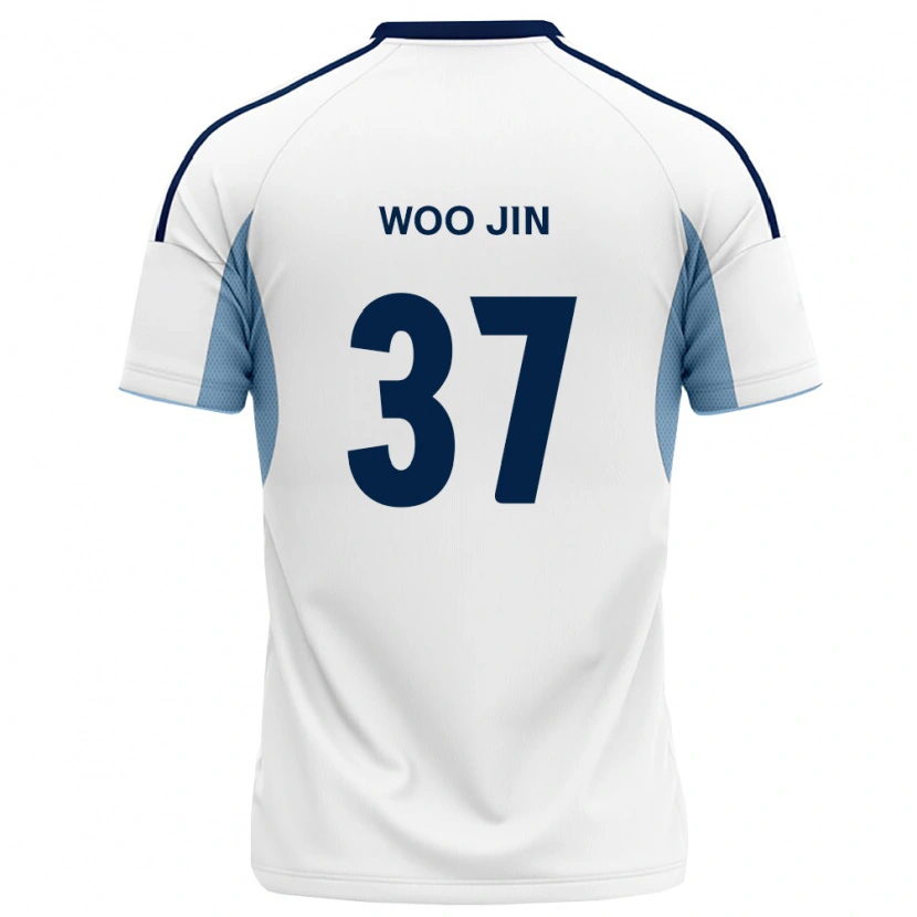 Danxen Kinderen Woo-Jin Jung #37 Koninklijk Blauw Wit Uitshirt Uittenue 2026/27 T-Shirt België