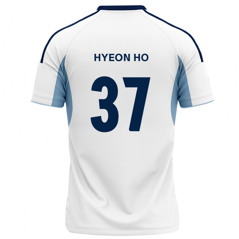 Danxen Kinderen Hyeon-Ho Moon #37 Koninklijk Blauw Wit Uitshirt Uittenue 2026/27 T-Shirt België