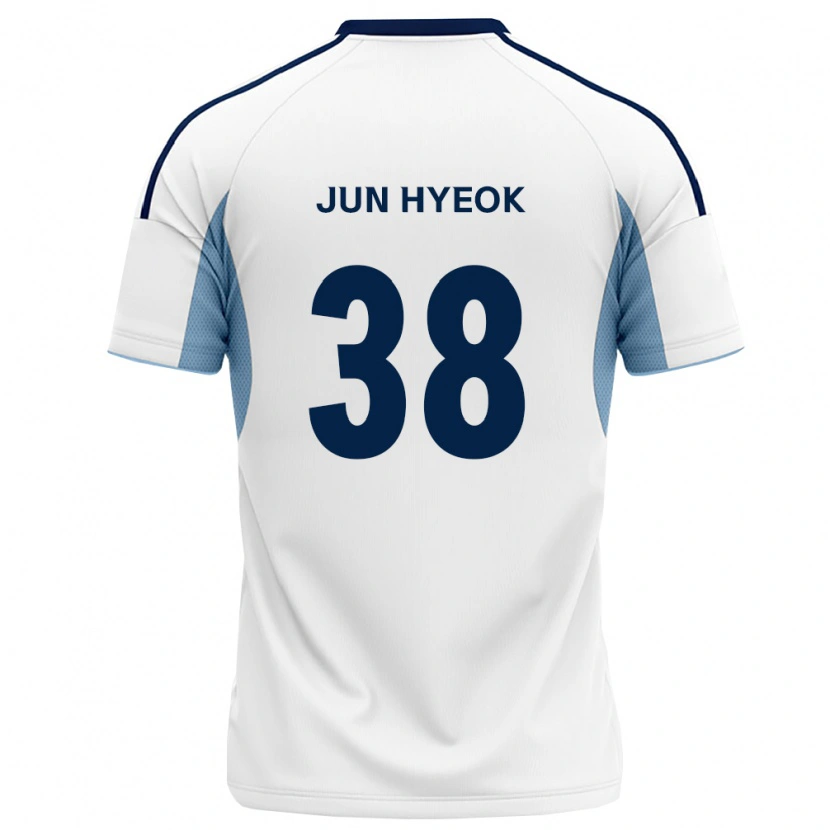 Danxen Kinderen Jun-Hyeok Choi #38 Koninklijk Blauw Wit Uitshirt Uittenue 2026/27 T-Shirt België