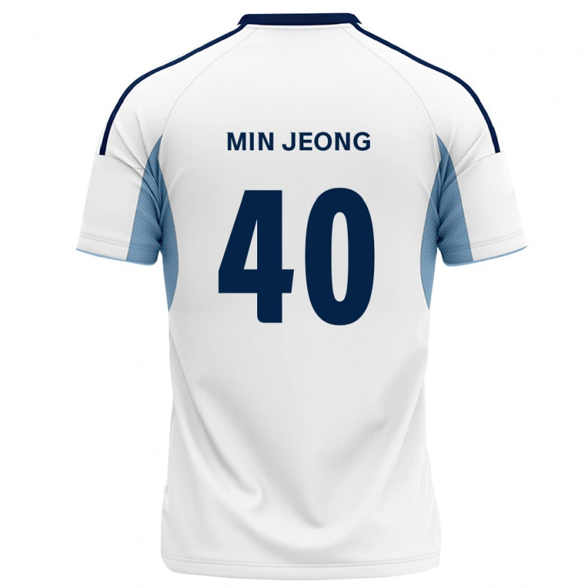 Danxen Kinderen Min Jeong #40 Koninklijk Blauw Wit Uitshirt Uittenue 2026/27 T-Shirt België