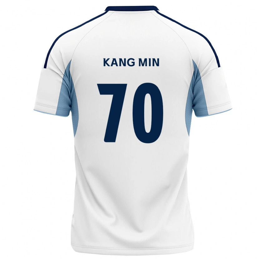 Danxen Kinderen Kang-Min Choi #70 Koninklijk Blauw Wit Uitshirt Uittenue 2026/27 T-Shirt België