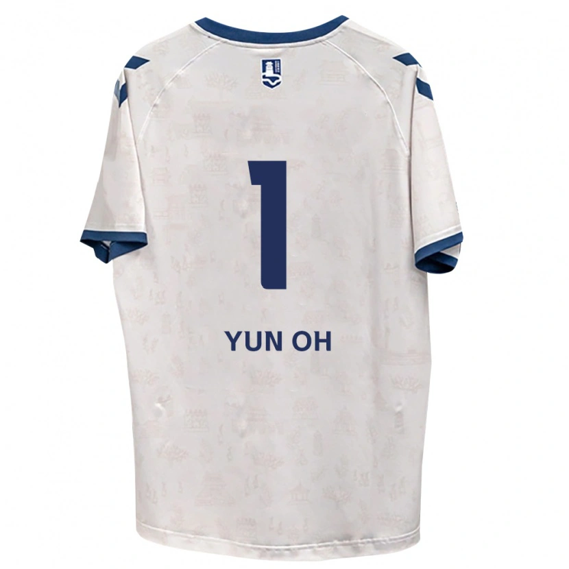 Danxen Kinderen Yun-Oh Lee #1 Koninklijk Blauw Wit Uitshirt Uittenue 2026/27 T-Shirt België