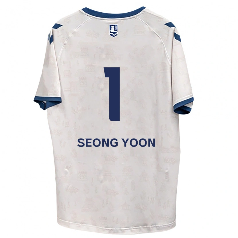 Danxen Kinderen Seong-Yoon Kim #1 Koninklijk Blauw Wit Uitshirt Uittenue 2026/27 T-Shirt België