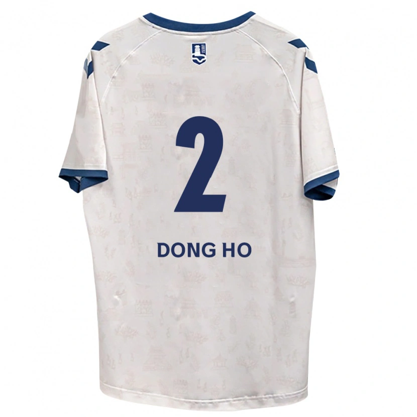 Danxen Kinderen Dong-Ho Jeong #2 Koninklijk Blauw Wit Uitshirt Uittenue 2026/27 T-Shirt België