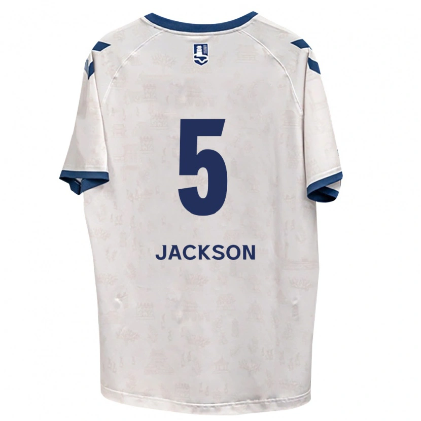 Danxen Kinderen Lachlan Jackson #5 Koninklijk Blauw Wit Uitshirt Uittenue 2026/27 T-Shirt België
