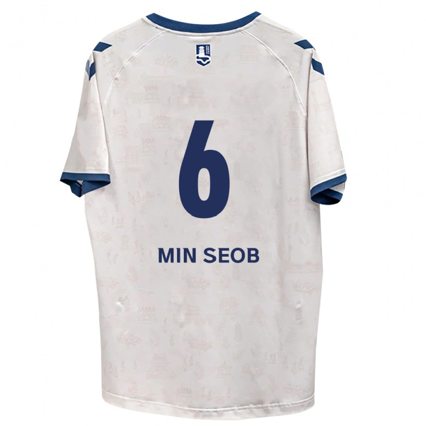 Danxen Kinderen Min-Seob Song #6 Koninklijk Blauw Wit Uitshirt Uittenue 2026/27 T-Shirt België