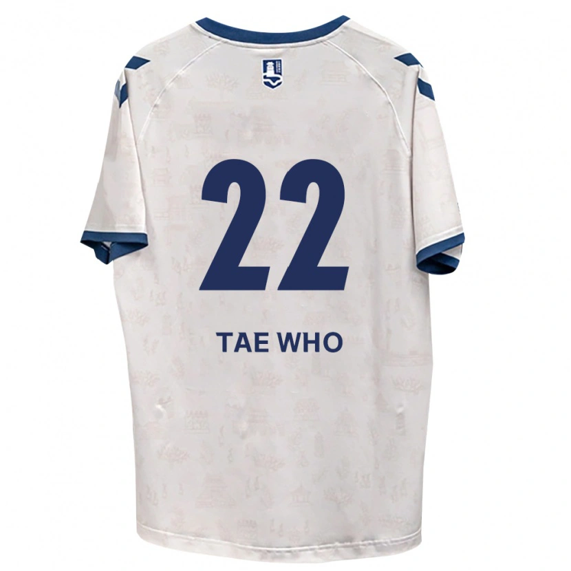 Danxen Kinderen Tae-Who Yang #22 Koninklijk Blauw Wit Uitshirt Uittenue 2026/27 T-Shirt België