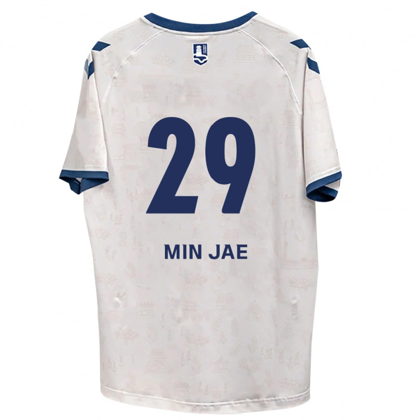Danxen Kinderen Min-Jae Kang #29 Koninklijk Blauw Wit Uitshirt Uittenue 2026/27 T-Shirt België