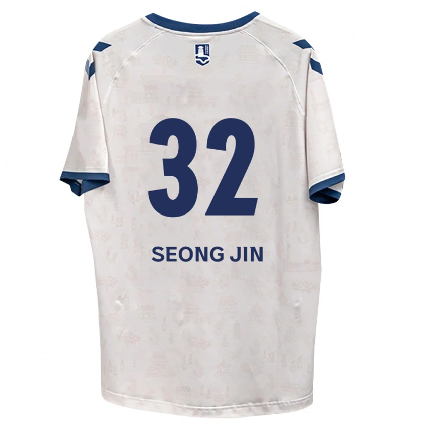 Danxen Kinderen Seong-Jin Park #32 Koninklijk Blauw Wit Uitshirt Uittenue 2026/27 T-Shirt België