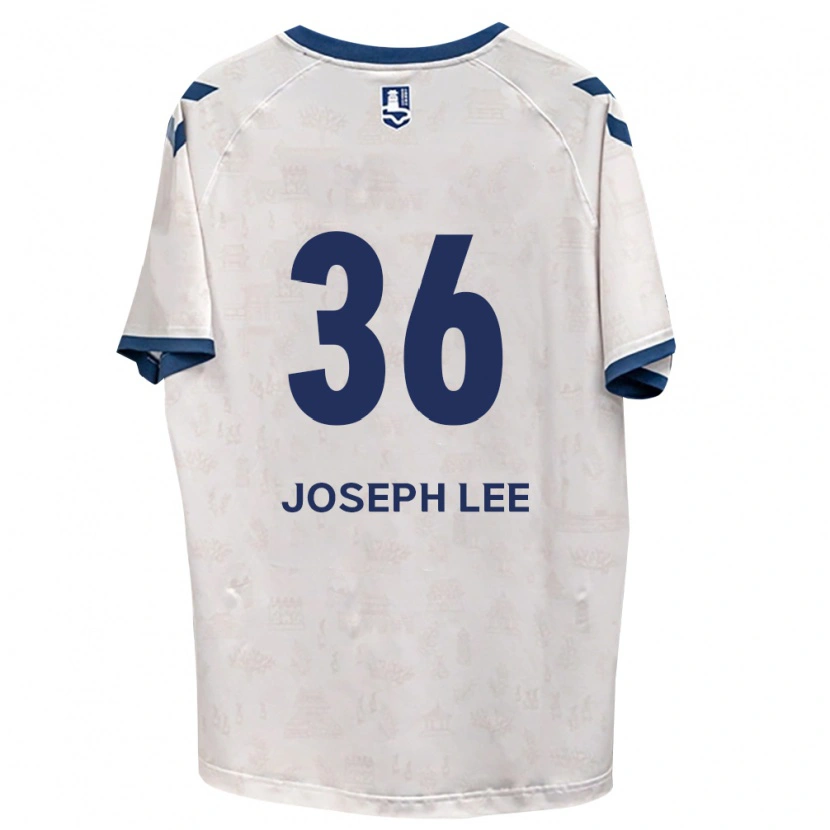 Danxen Kinderen Joseph Lee #36 Koninklijk Blauw Wit Uitshirt Uittenue 2026/27 T-Shirt België