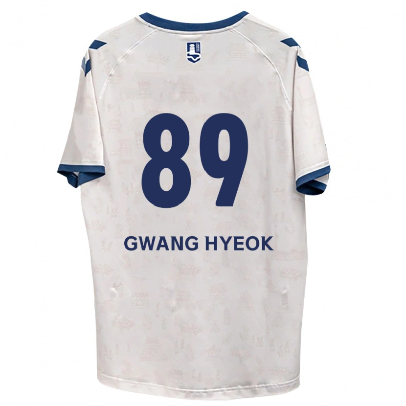 Danxen Kinderen Gwang-Hyeok Lee #89 Koninklijk Blauw Wit Uitshirt Uittenue 2026/27 T-Shirt België