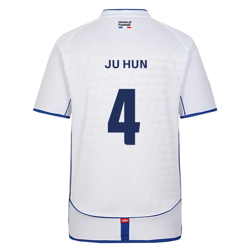 Danxen Kinderen Ju-Hun Song #4 Zwart Wit Rood Uitshirt Uittenue 2026/27 T-Shirt België