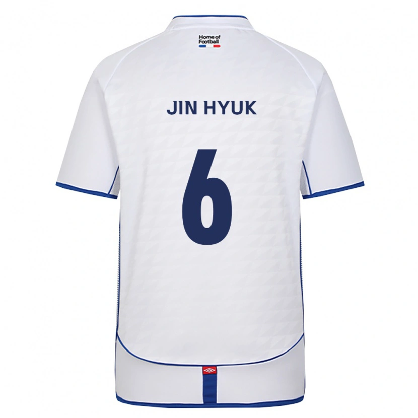 Danxen Kinderen Jin-Hyuk Lee #6 Zwart Wit Rood Uitshirt Uittenue 2026/27 T-Shirt België