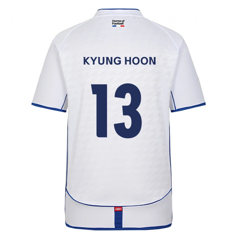 Danxen Kinderen Kyung-Hoon Park #13 Zwart Wit Rood Uitshirt Uittenue 2026/27 T-Shirt België