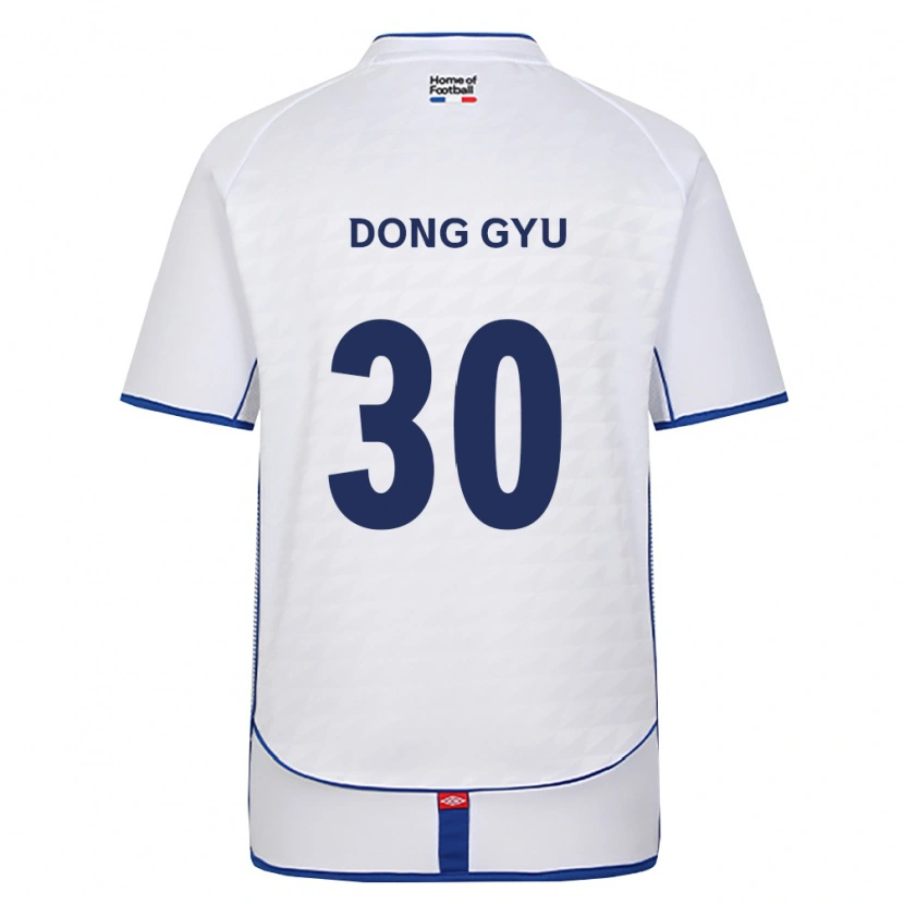 Danxen Kinderen Dong-Gyu Baek #30 Zwart Wit Rood Uitshirt Uittenue 2026/27 T-Shirt België