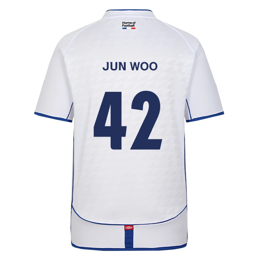 Danxen Kinderen Jun-Woo Lee #42 Zwart Wit Rood Uitshirt Uittenue 2026/27 T-Shirt België
