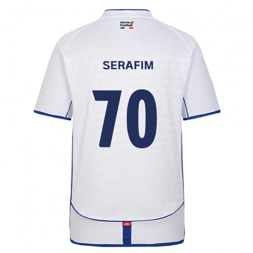 Danxen Kinderen Matheus Serafim #70 Zwart Wit Rood Uitshirt Uittenue 2026/27 T-Shirt België
