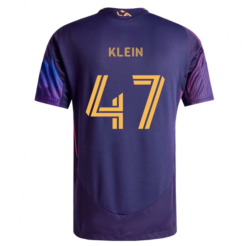 Danxen Kinderen Carson Klein #47 Diep Paars Geel Uitshirt Uittenue 2026/27 T-Shirt België
