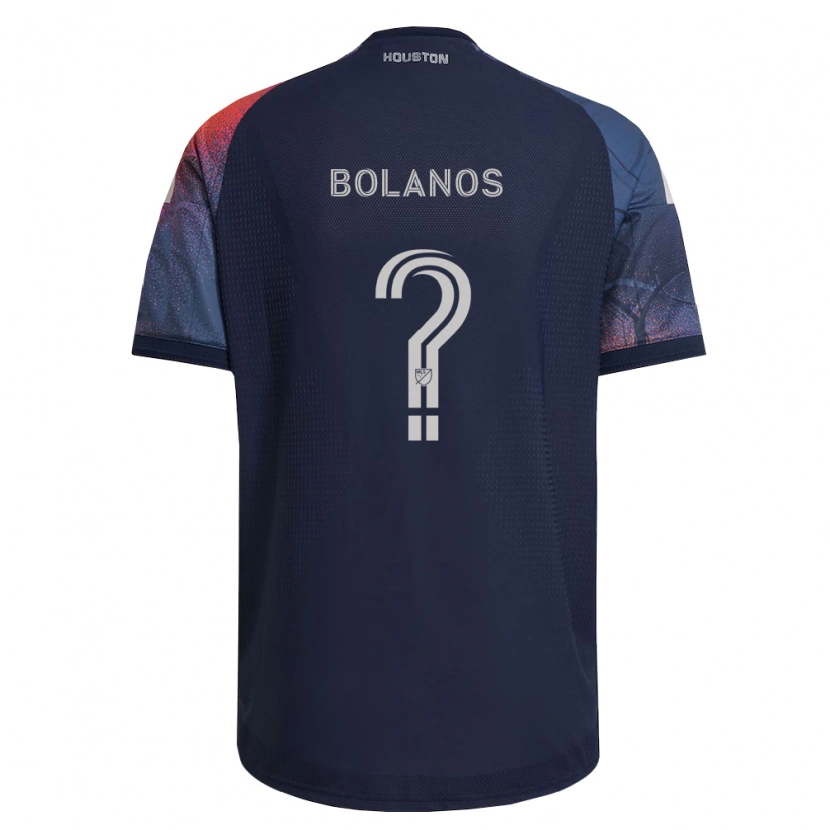 Danxen Kinderen Omar Bolanos #0 Diep Blauw Wit Oranje Uitshirt Uittenue 2026/27 T-Shirt België