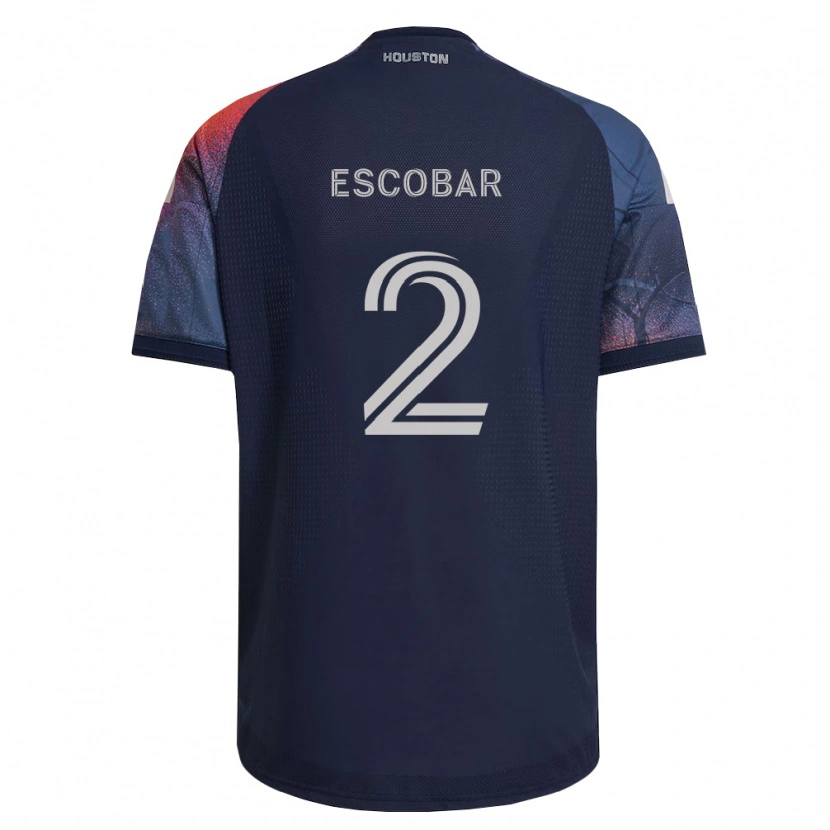Danxen Kinderen Franco Escobar #2 Diep Blauw Wit Oranje Uitshirt Uittenue 2026/27 T-Shirt België