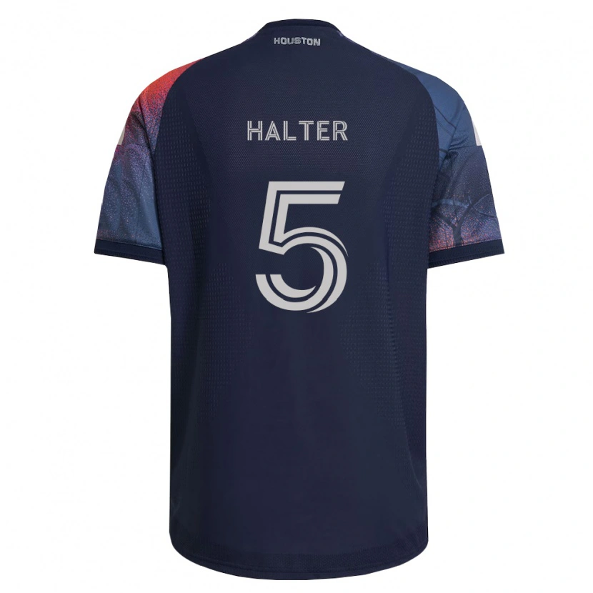 Danxen Kinderen Lucas Halter #5 Diep Blauw Wit Oranje Uitshirt Uittenue 2026/27 T-Shirt België
