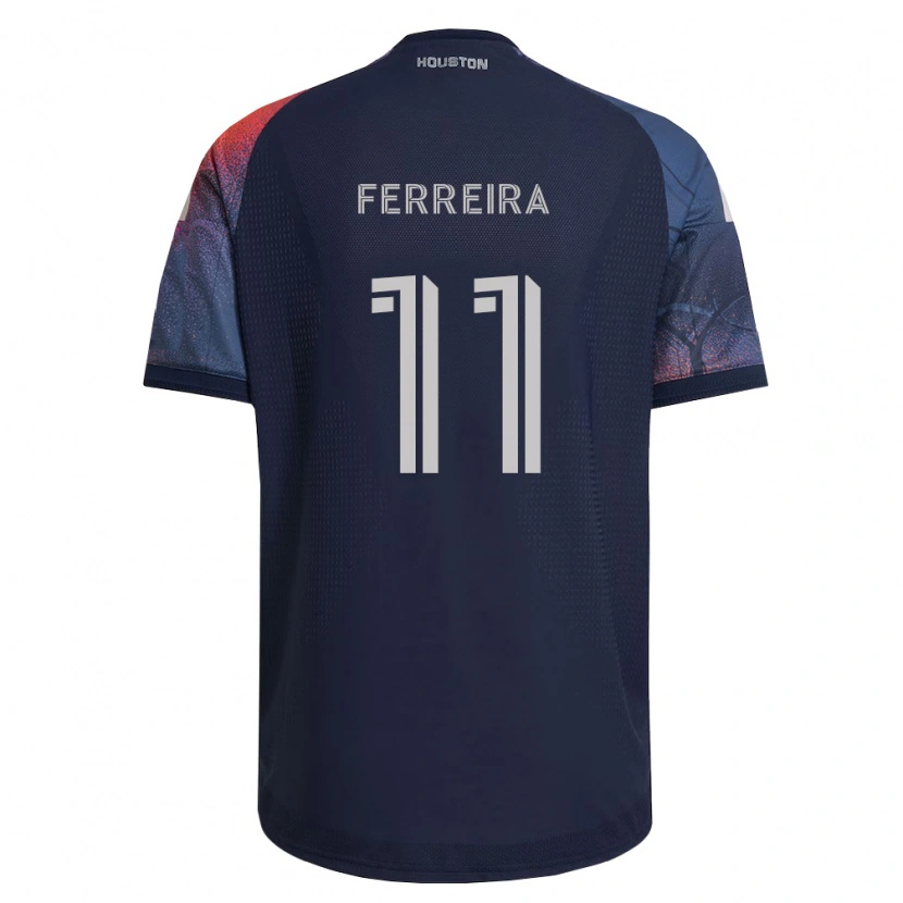 Danxen Kinderen Sebastián Ferreira #11 Diep Blauw Wit Oranje Uitshirt Uittenue 2026/27 T-Shirt België