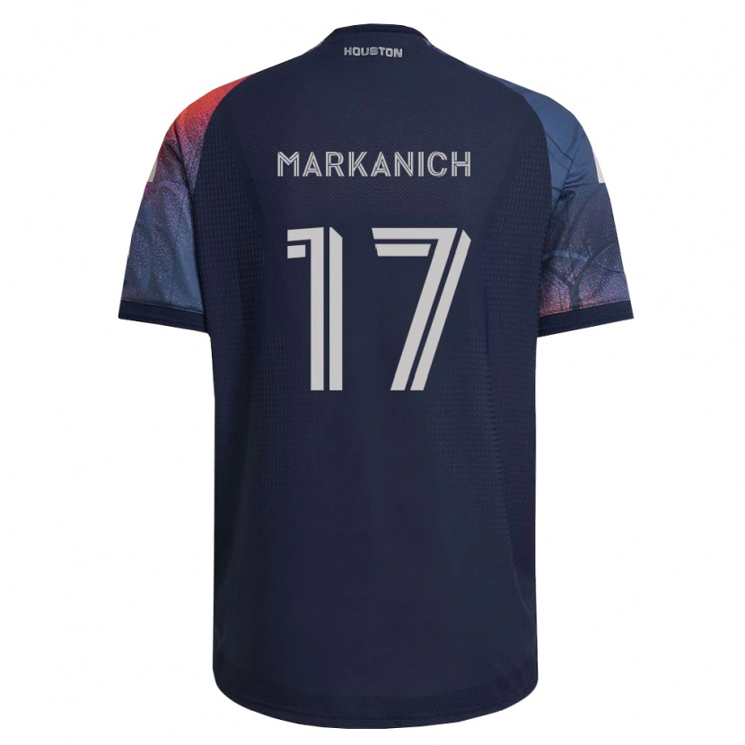Danxen Kinderen Nick Markanich #17 Diep Blauw Wit Oranje Uitshirt Uittenue 2026/27 T-Shirt België