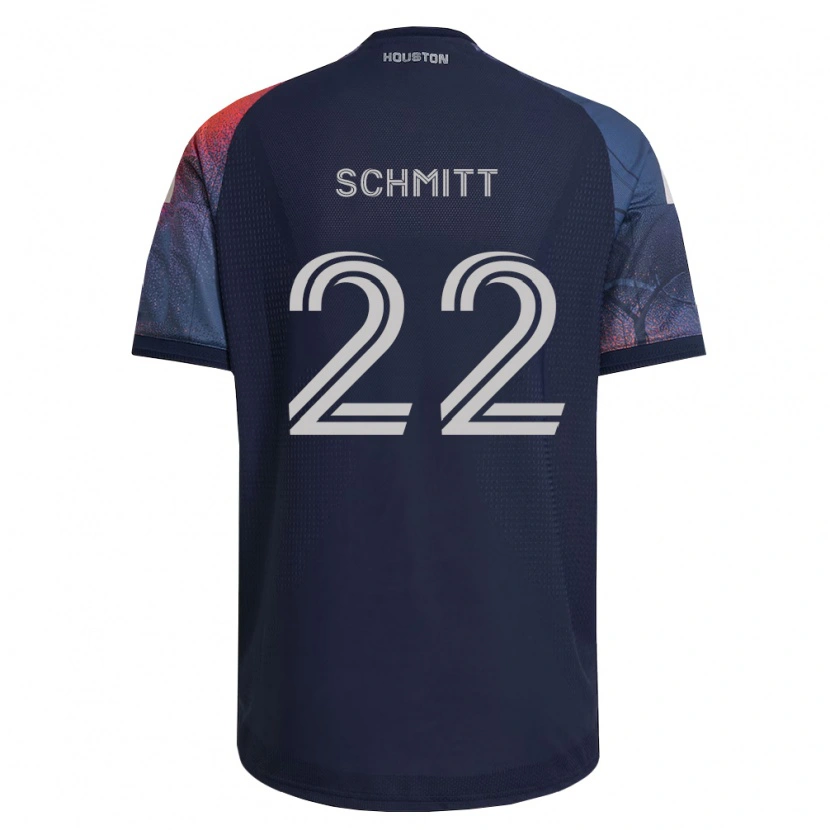 Danxen Kinderen Tate Schmitt #22 Diep Blauw Wit Oranje Uitshirt Uittenue 2026/27 T-Shirt België