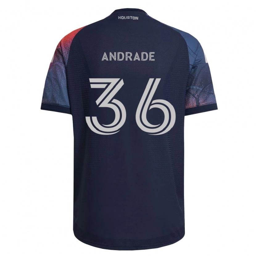 Danxen Kinderen Felipe Andrade #36 Diep Blauw Wit Oranje Uitshirt Uittenue 2026/27 T-Shirt België