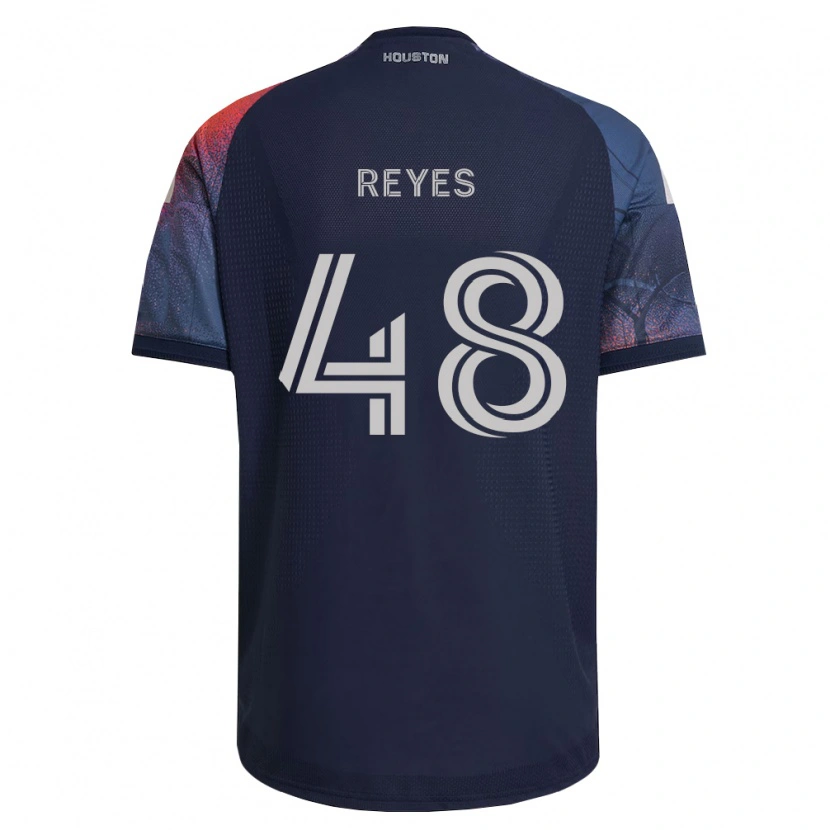 Danxen Kinderen Dylan Reyes #48 Diep Blauw Wit Oranje Uitshirt Uittenue 2026/27 T-Shirt België