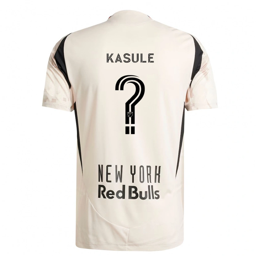 Danxen Kinderen Ibrahim Kasule #0 Off-White Rood Zwart Uitshirt Uittenue 2026/27 T-Shirt België