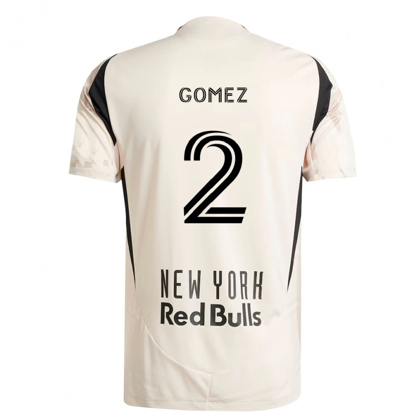 Danxen Kinderen Álex Gómez #2 Off-White Rood Zwart Uitshirt Uittenue 2026/27 T-Shirt België