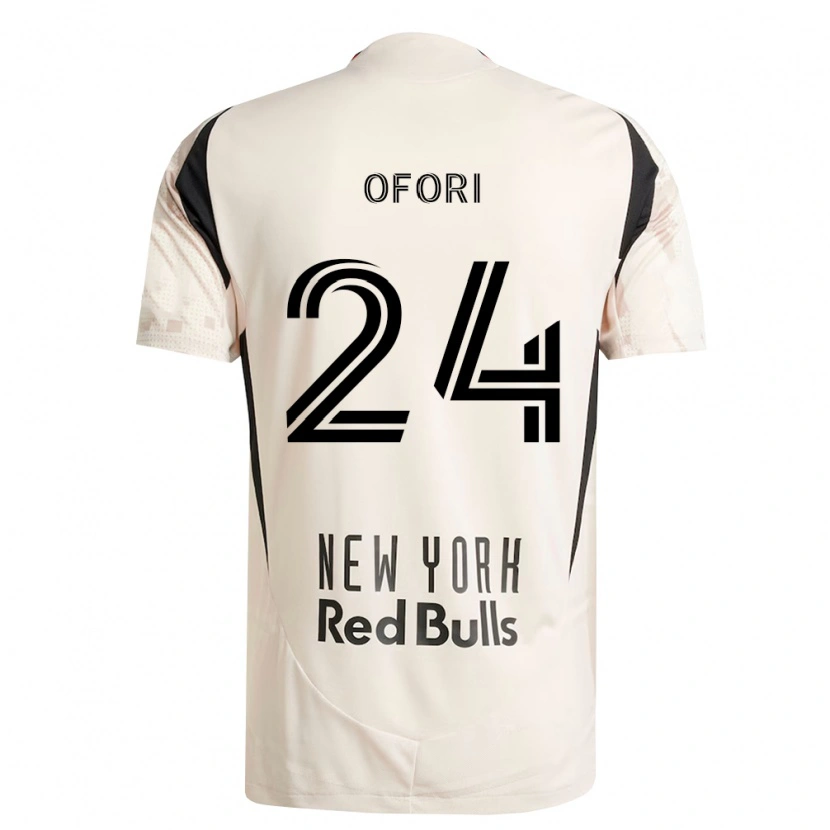 Danxen Kinderen Curtis Ofori #24 Off-White Rood Zwart Uitshirt Uittenue 2026/27 T-Shirt België