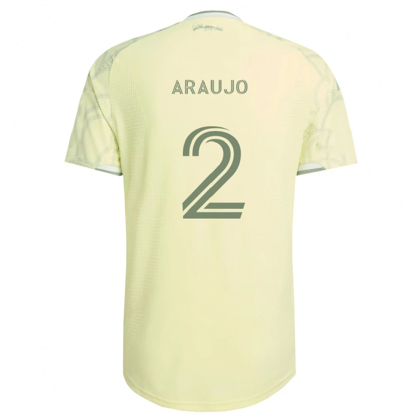 Danxen Kinderen Miguel Araujo #2 Beige Wit Uitshirt Uittenue 2026/27 T-Shirt België