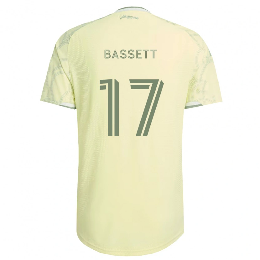Danxen Kinderen Cole Bassett #17 Beige Wit Uitshirt Uittenue 2026/27 T-Shirt België
