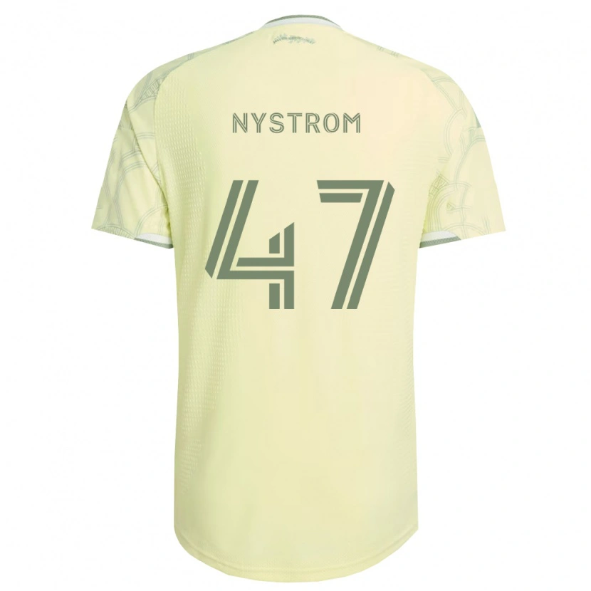 Danxen Kinderen Maximo Nystrom #47 Beige Wit Uitshirt Uittenue 2026/27 T-Shirt België