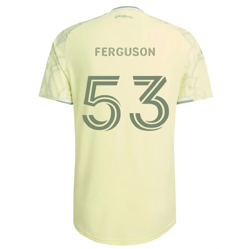 Danxen Kinderen Connor Ferguson #53 Beige Wit Uitshirt Uittenue 2026/27 T-Shirt België