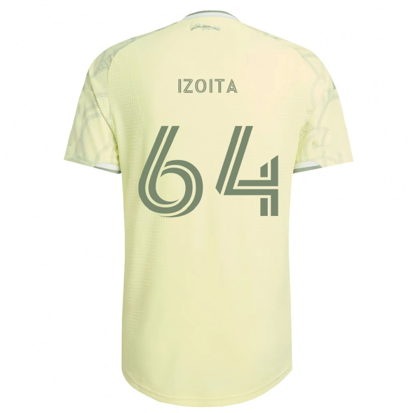 Danxen Kinderen Jacob Izoita #64 Beige Wit Uitshirt Uittenue 2026/27 T-Shirt België