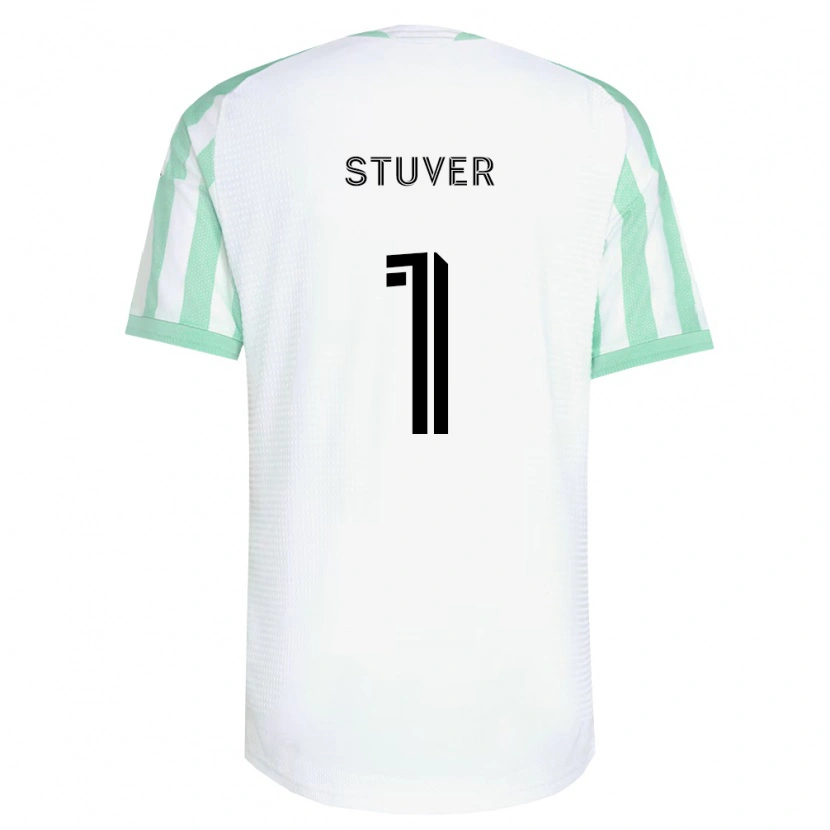 Danxen Kinderen Brad Stuver #1 Lichtgroen Zwart Wit Uitshirt Uittenue 2026/27 T-Shirt België