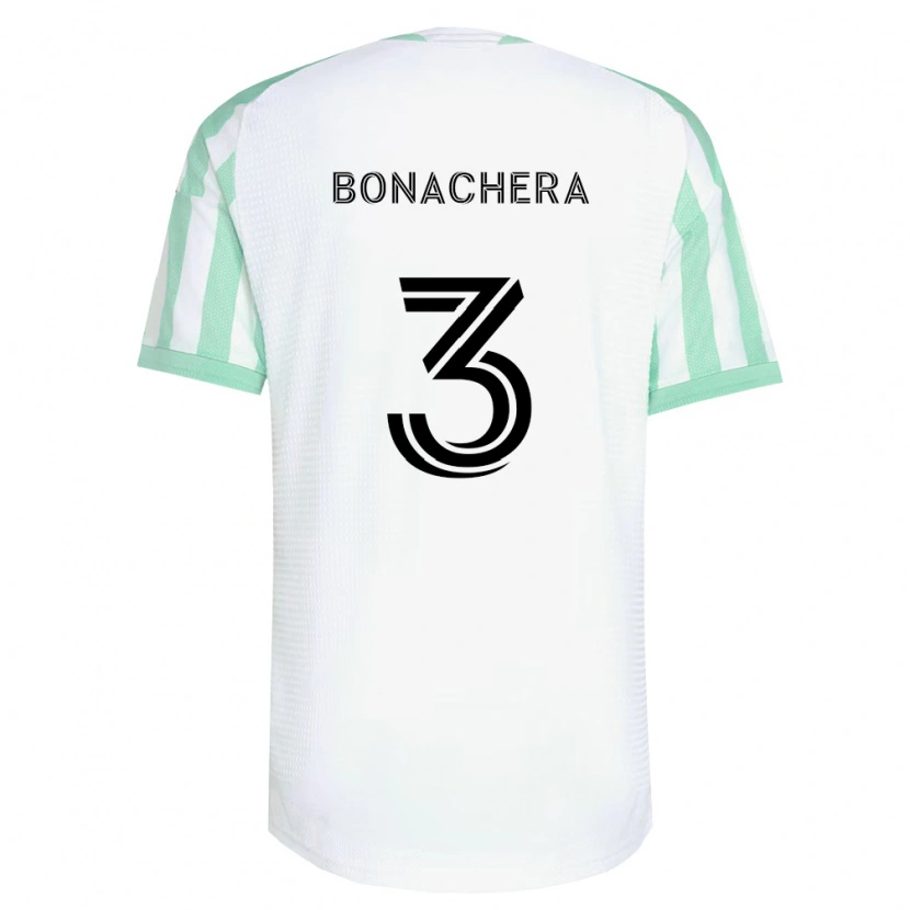 Danxen Kinderen Rubén Bonachera #3 Lichtgroen Zwart Wit Uitshirt Uittenue 2026/27 T-Shirt België