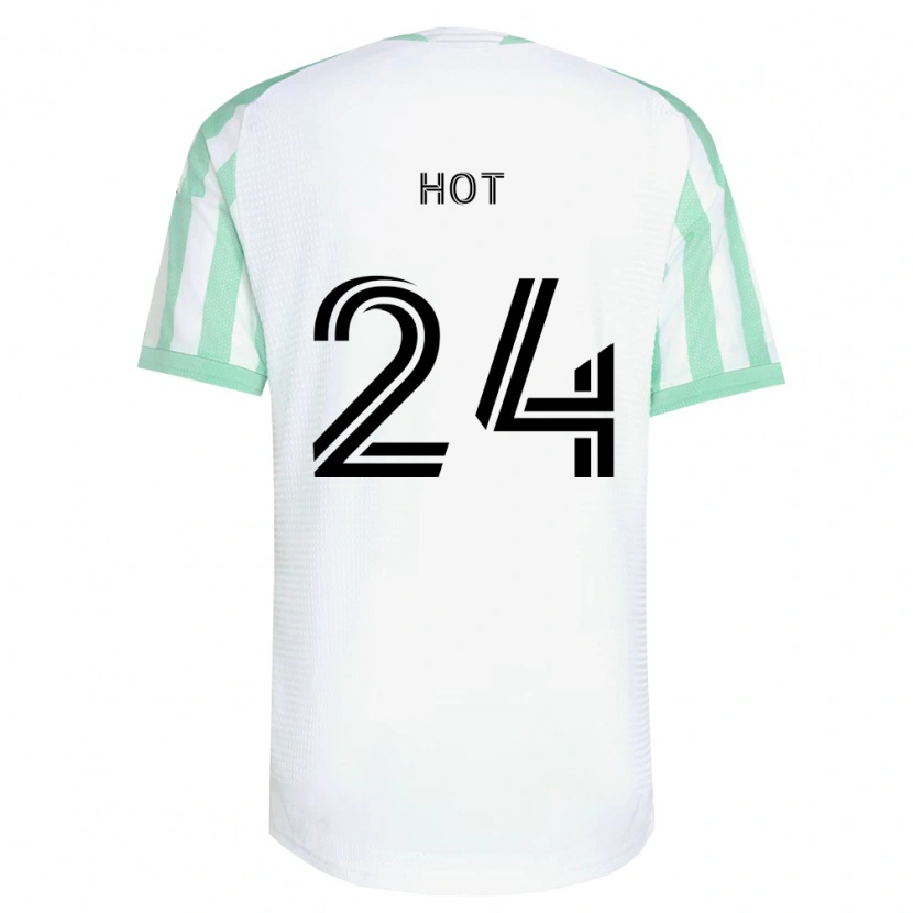 Danxen Kinderen Kenan Hot #24 Lichtgroen Zwart Wit Uitshirt Uittenue 2026/27 T-Shirt België