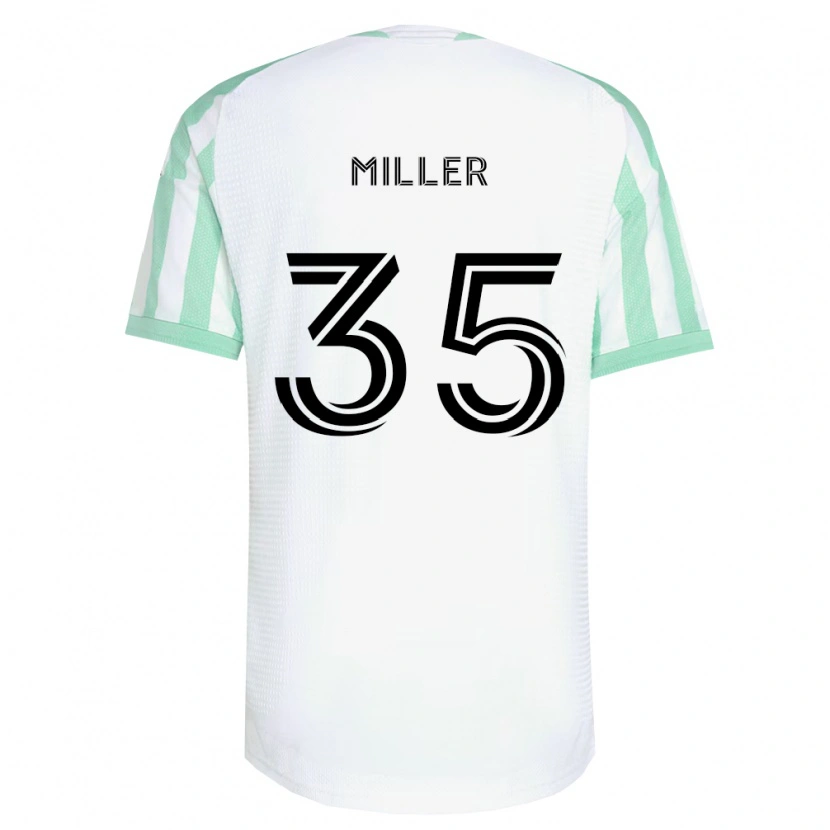 Danxen Kinderen Mason Miller #35 Lichtgroen Zwart Wit Uitshirt Uittenue 2026/27 T-Shirt België