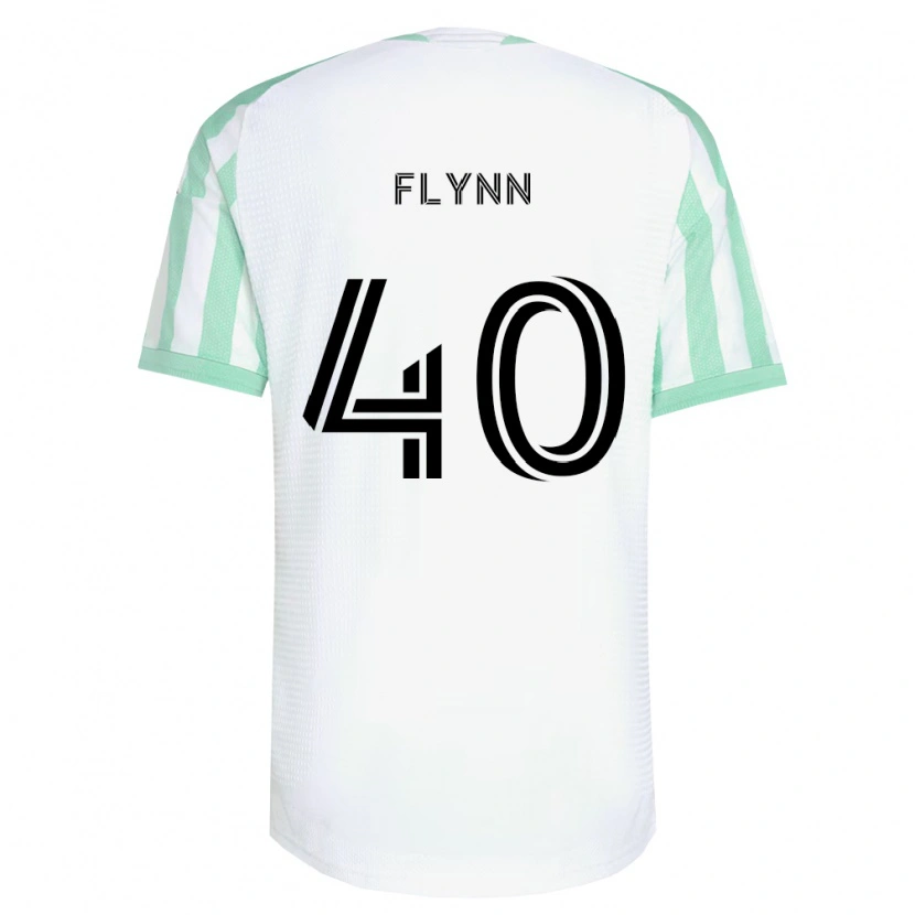 Danxen Kinderen Liam Flynn #40 Lichtgroen Zwart Wit Uitshirt Uittenue 2026/27 T-Shirt België
